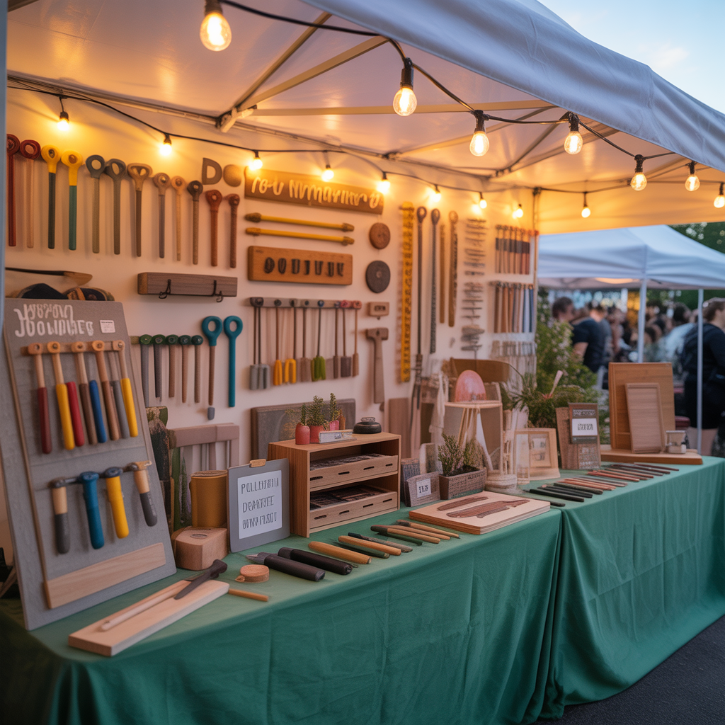 creative vendor booth display