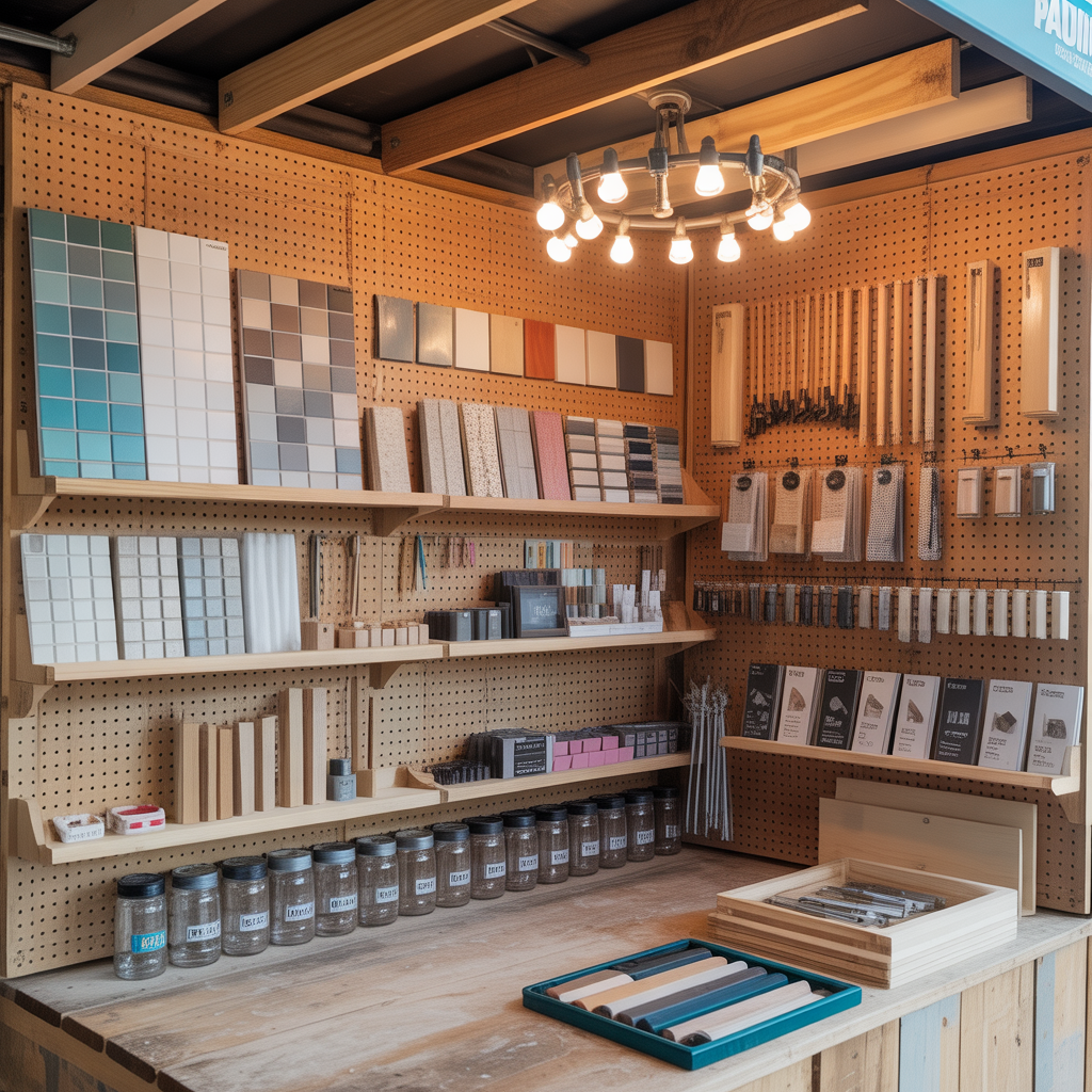 creative vendor booth display