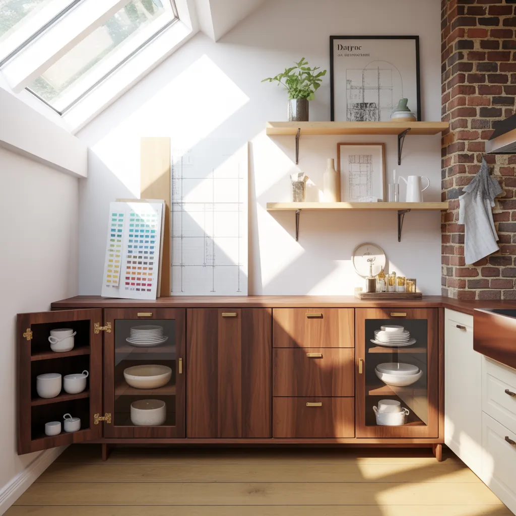 credenza ideas kitchen