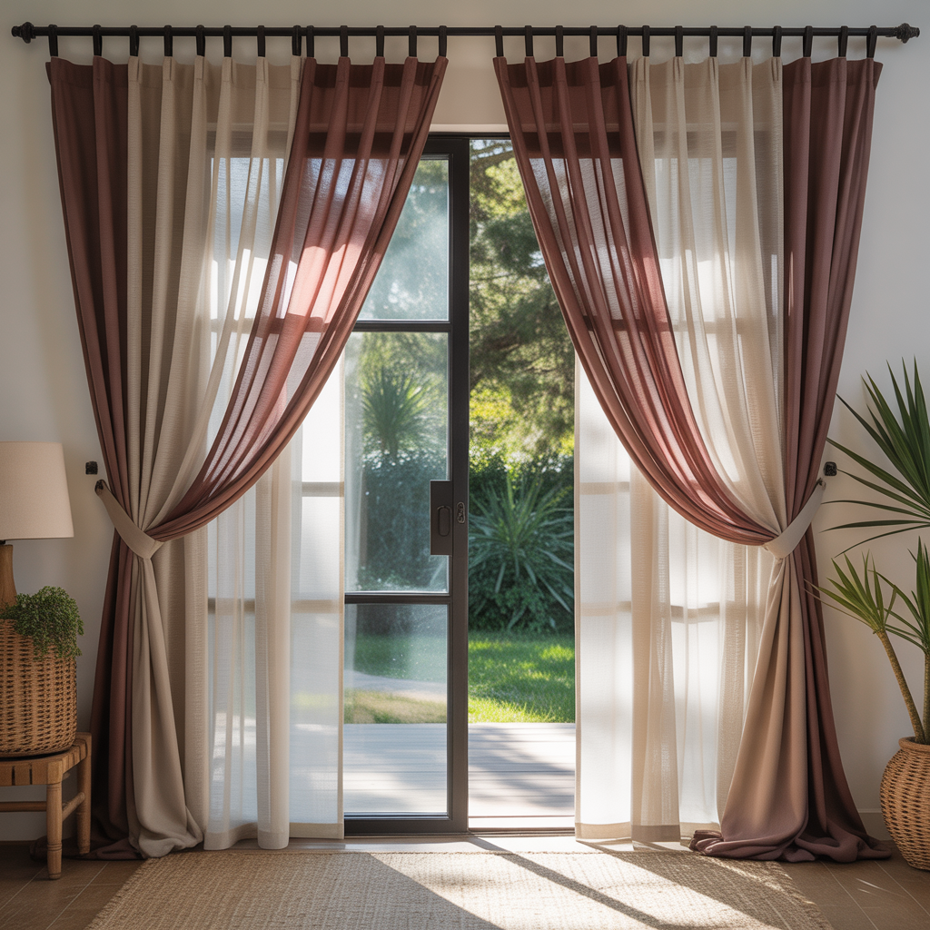 curtain ideas for sliding glass patio doors