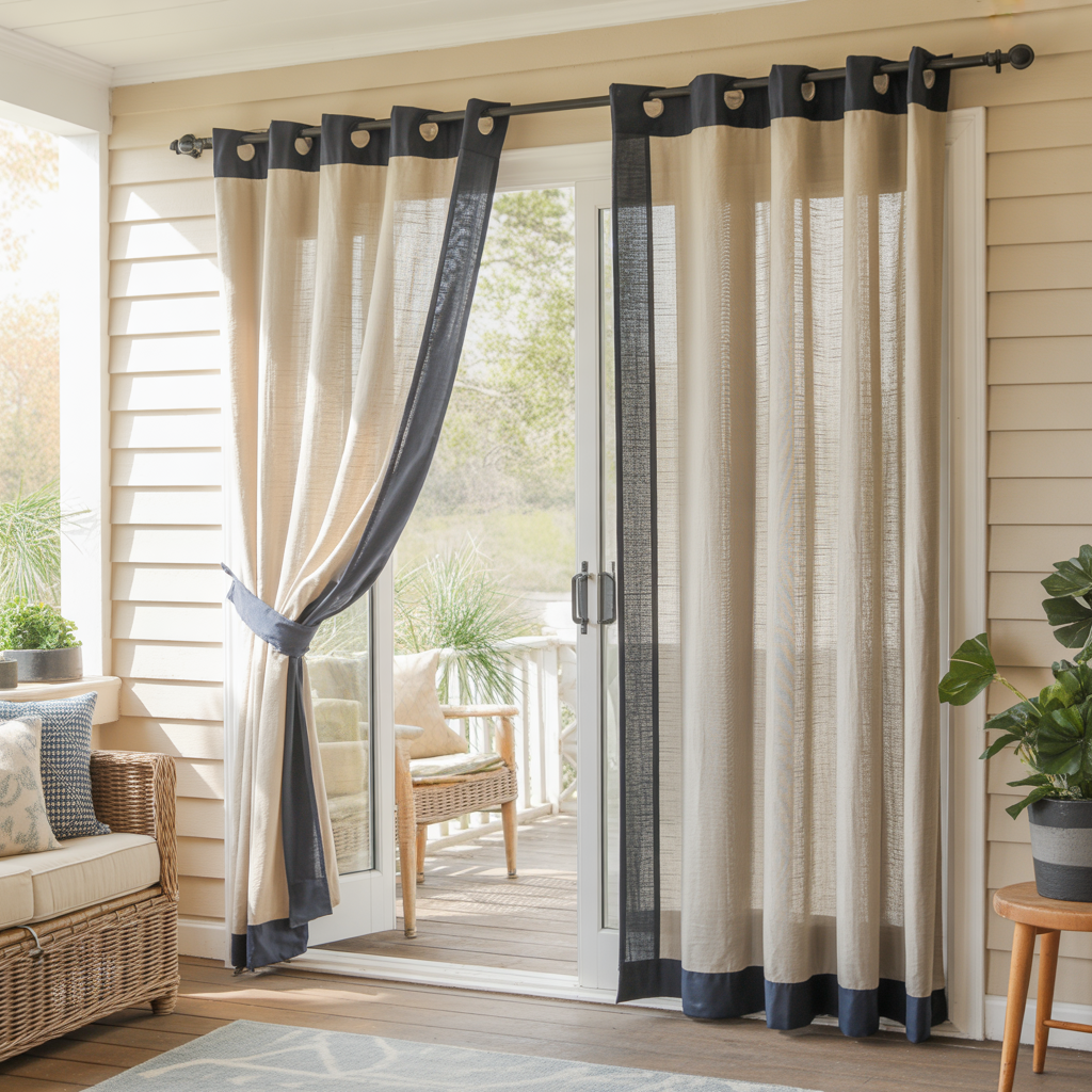 curtain ideas for sliding glass patio doors