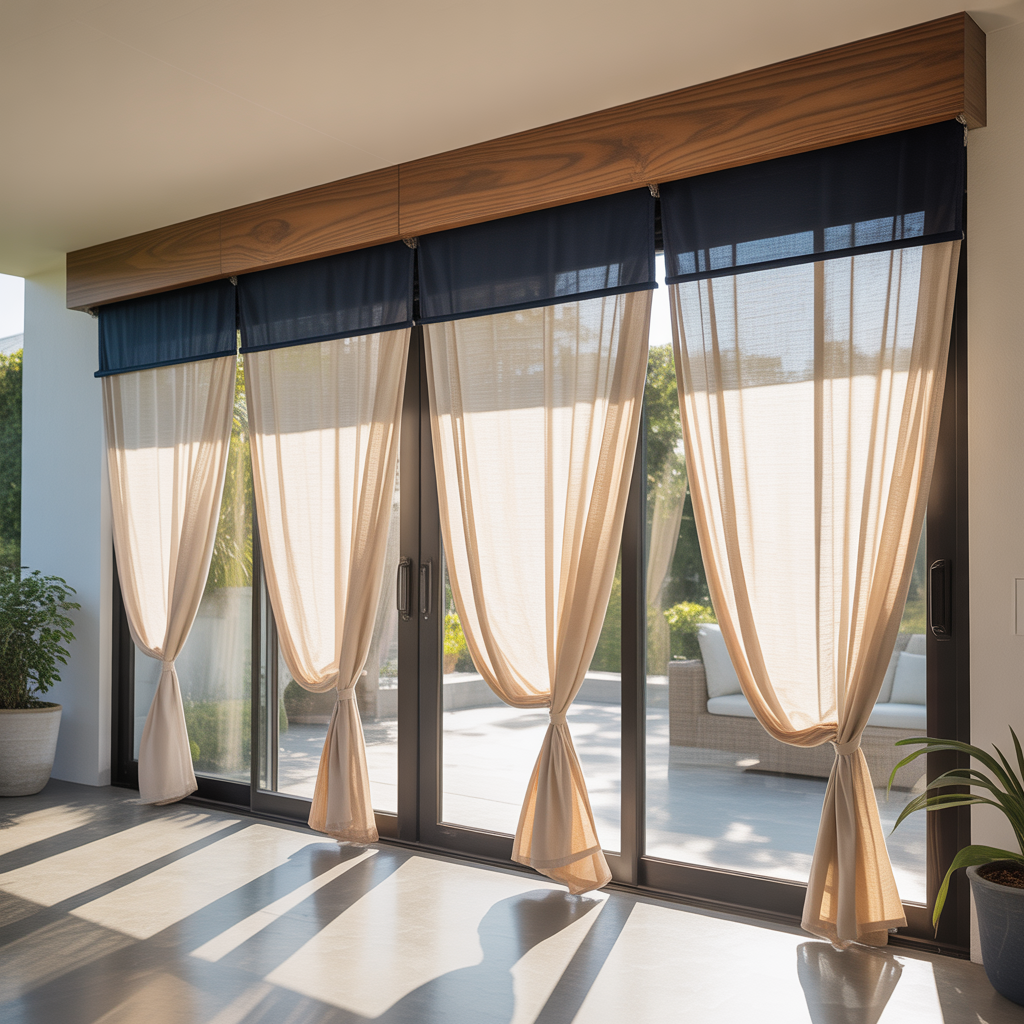 curtain ideas for sliding glass patio doors