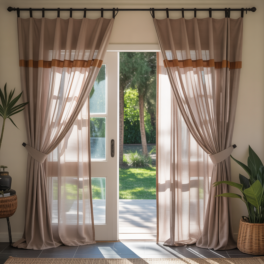 curtain ideas for sliding glass patio doors