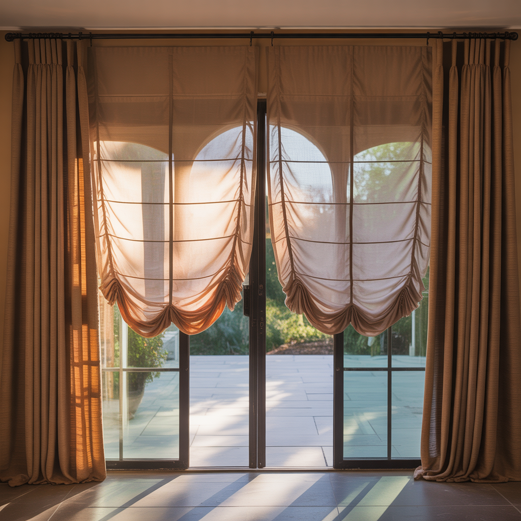 curtain ideas for sliding glass patio doors