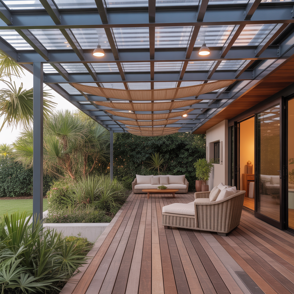 deck roof covering ideas