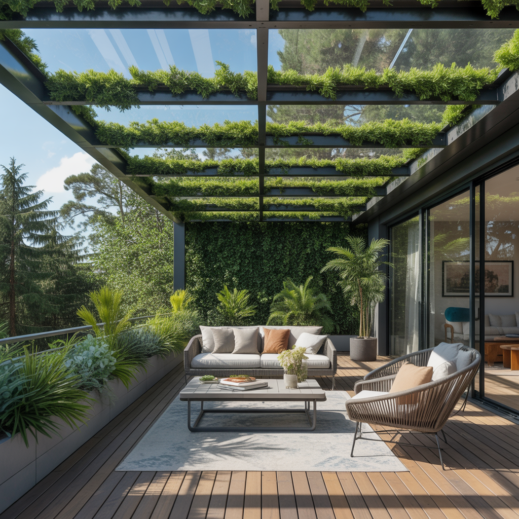 deck roof covering ideas