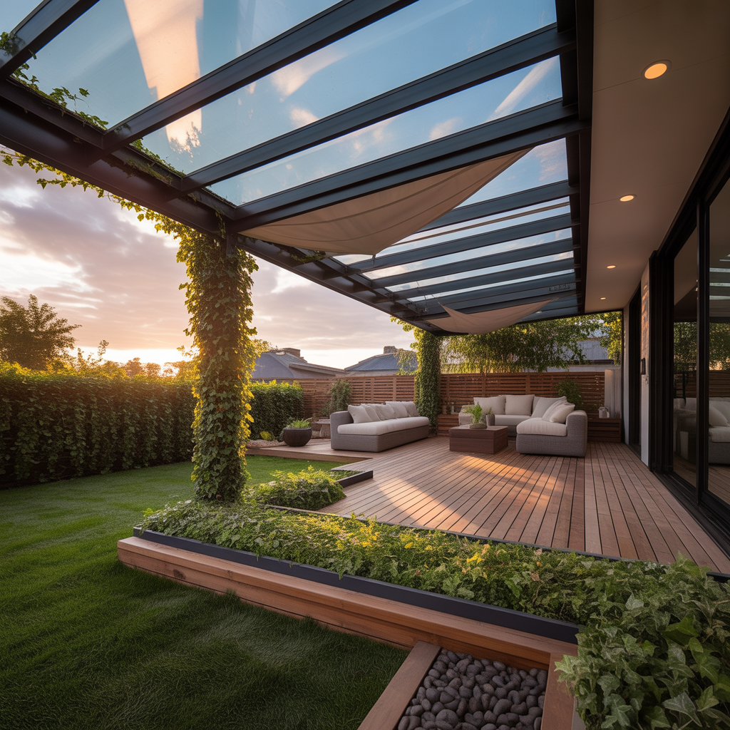 deck roof covering ideas