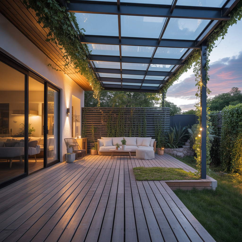 deck roof covering ideas