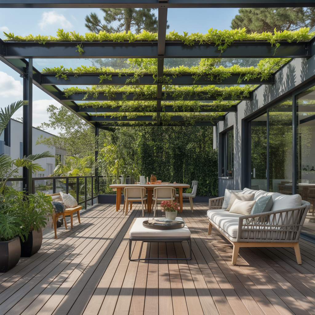 deck roof covering ideas