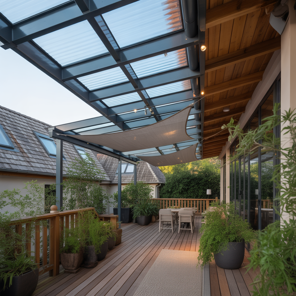 deck roof covering ideas