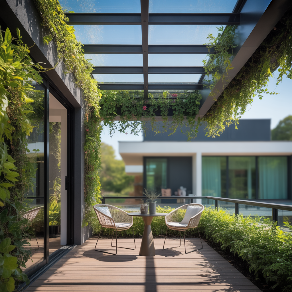 deck roof covering ideas