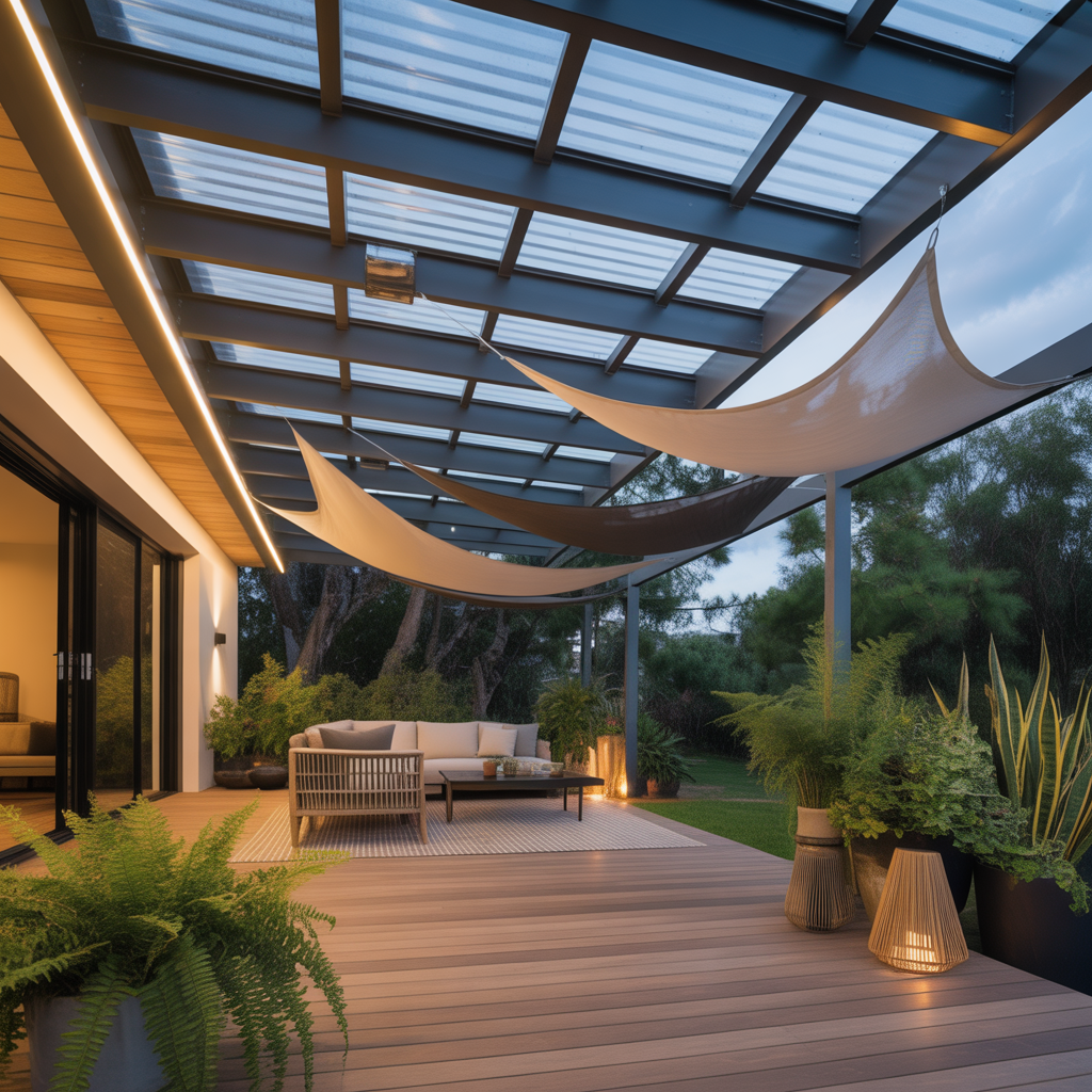deck roof covering ideas