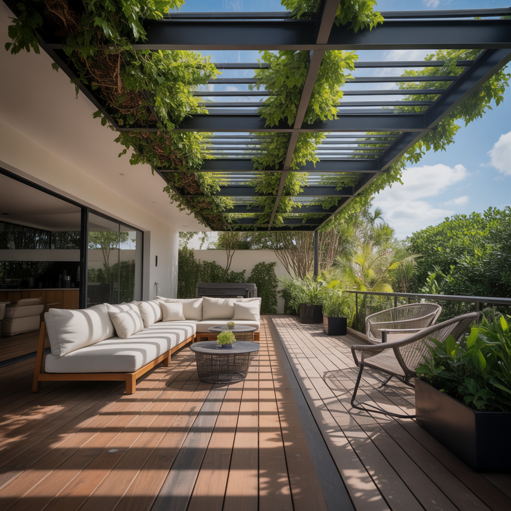 deck roof covering ideas