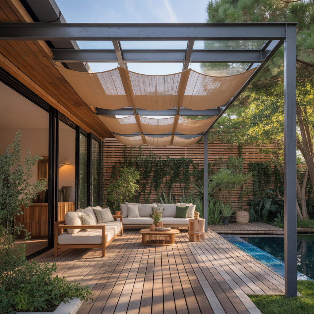 deck roof covering ideas