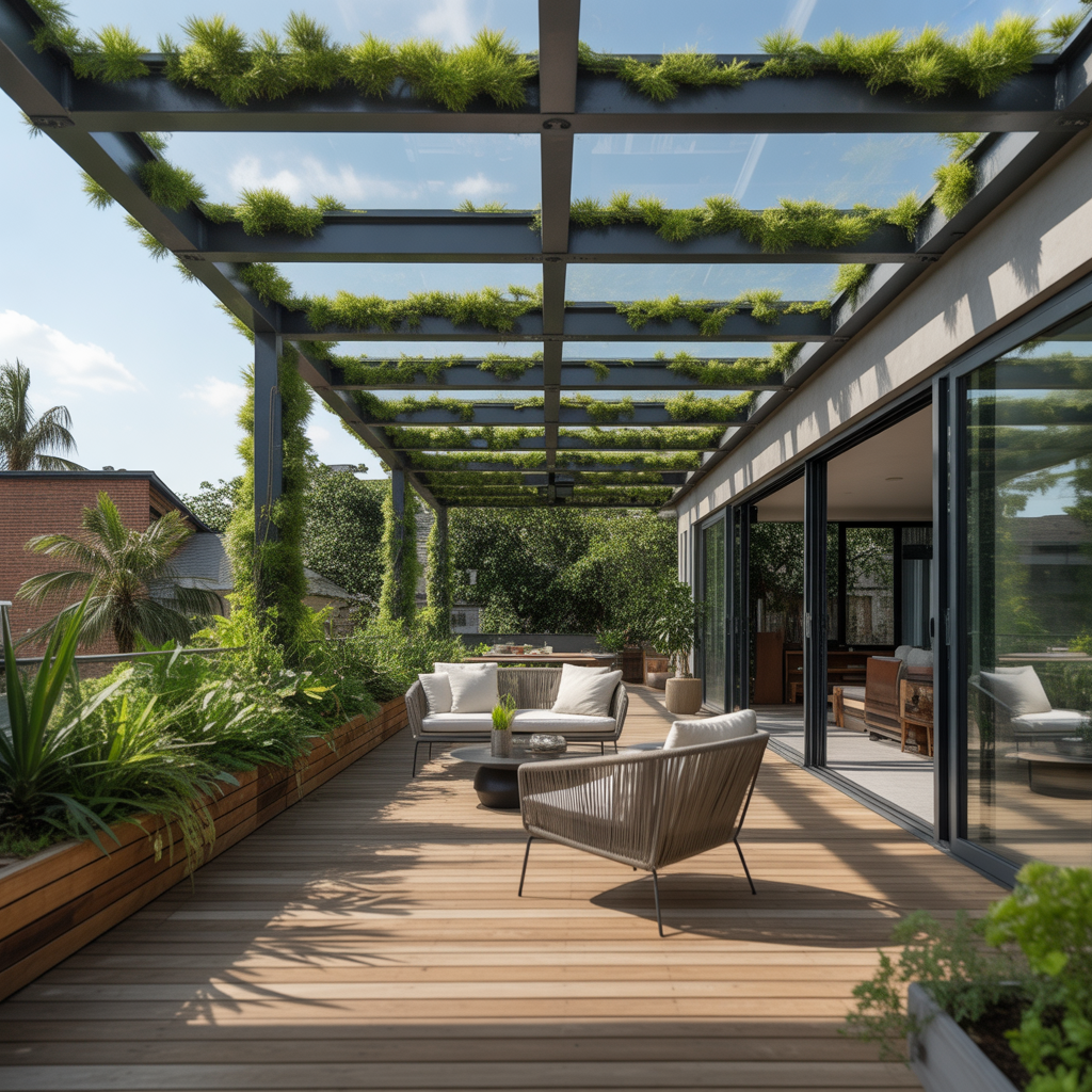 deck roof covering ideas
