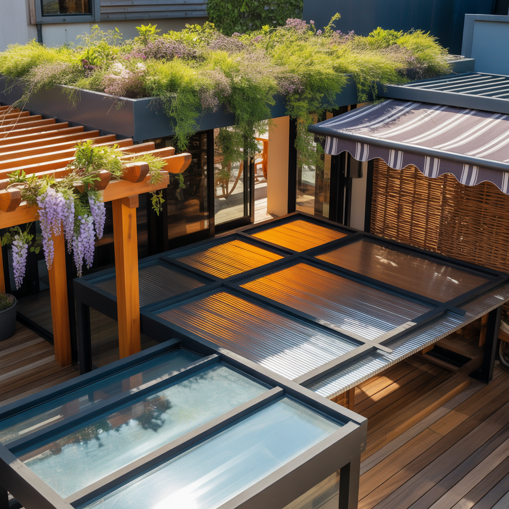 deck roof covering ideas