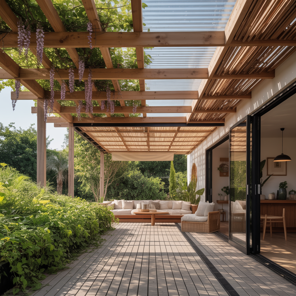 deck roof covering ideas