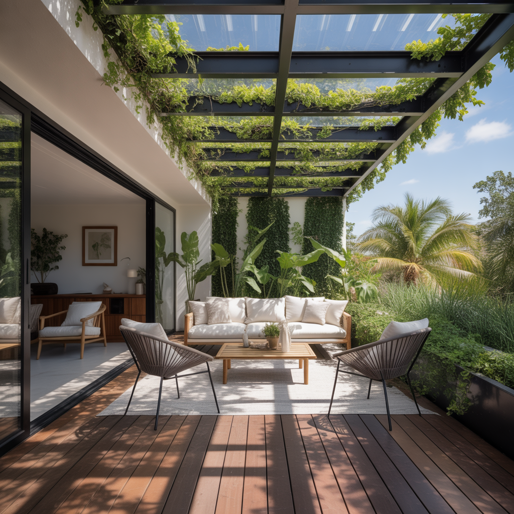 deck roof covering ideas