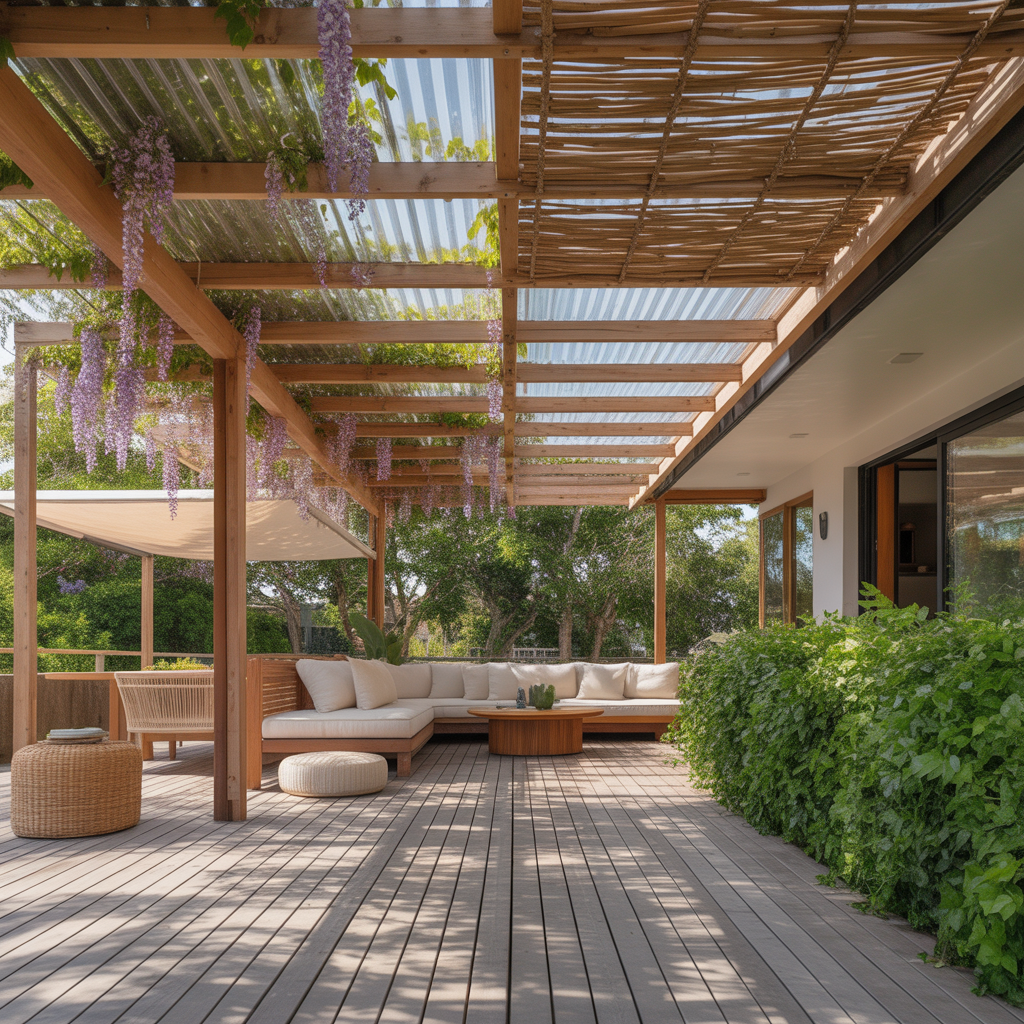 deck roof covering ideas