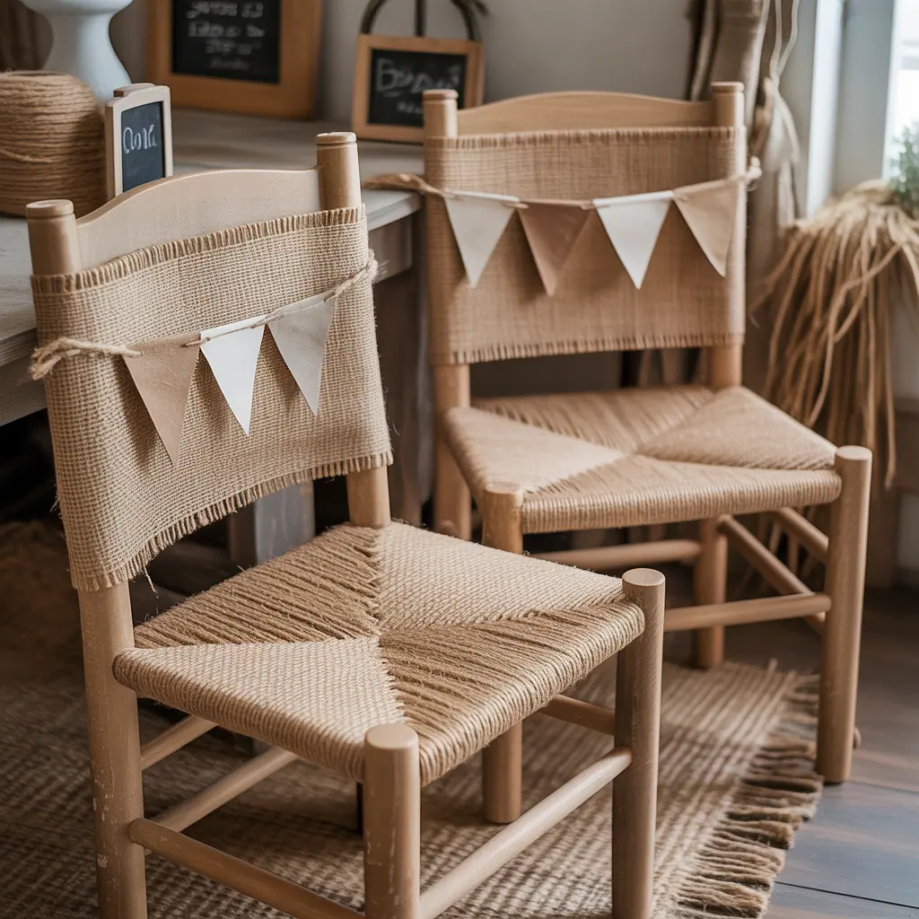 decor ideas burlap