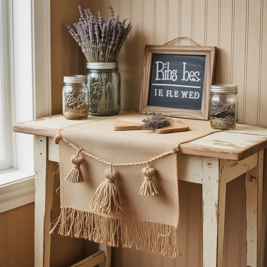 decor ideas burlap