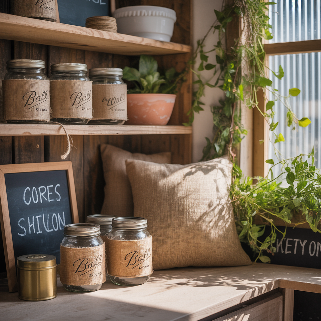 decor ideas burlap