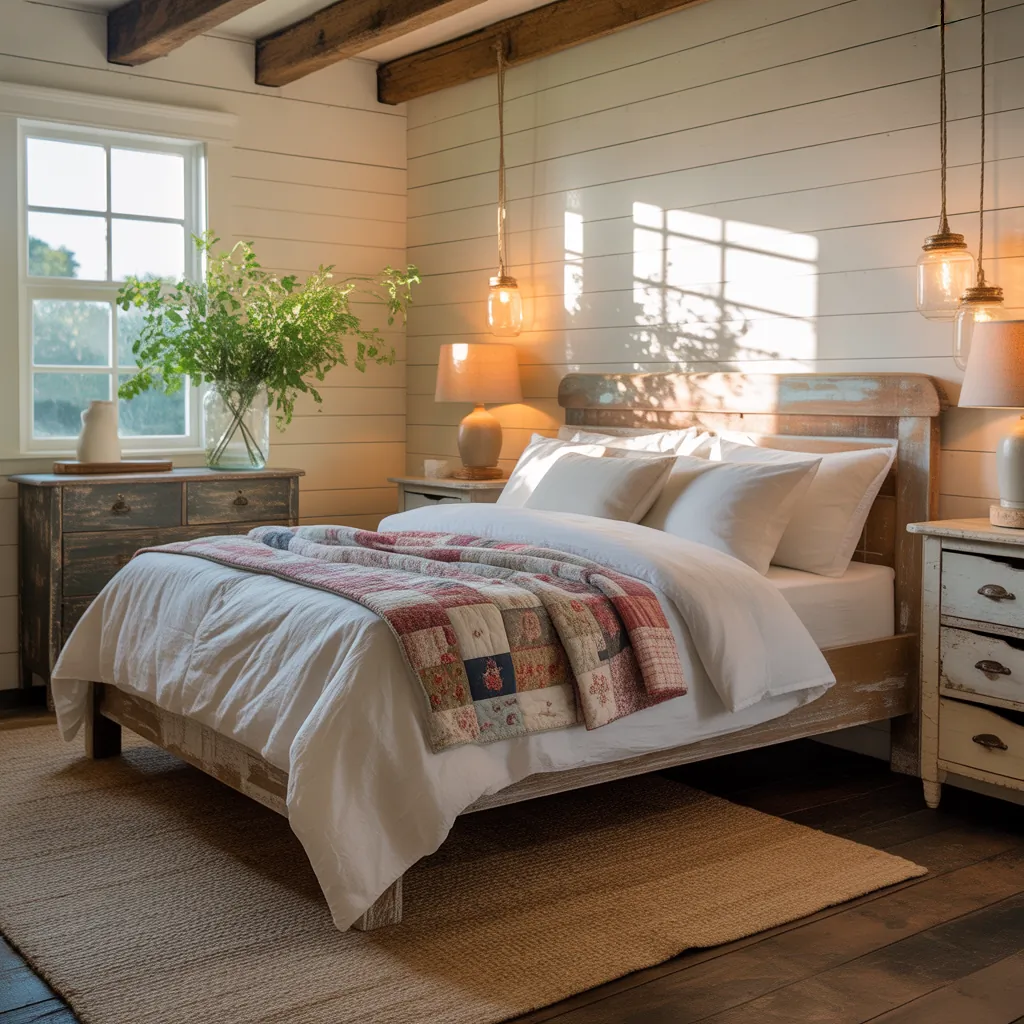 decor ideas farmhouse bedroom