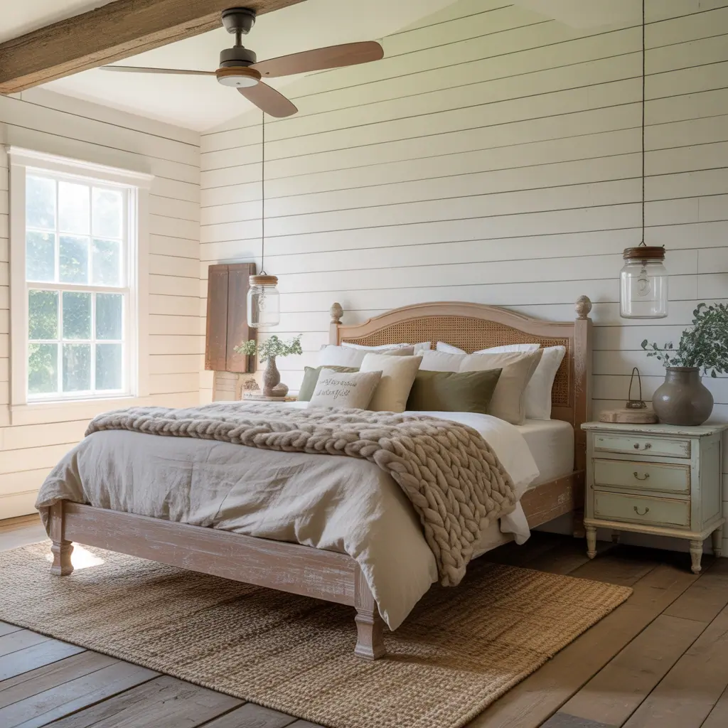 decor ideas farmhouse bedroom