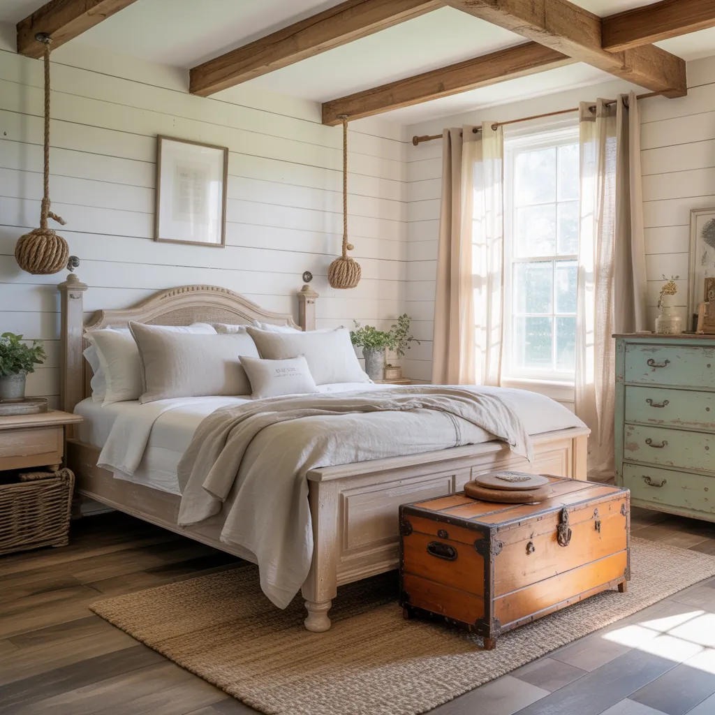 decor ideas farmhouse bedroom