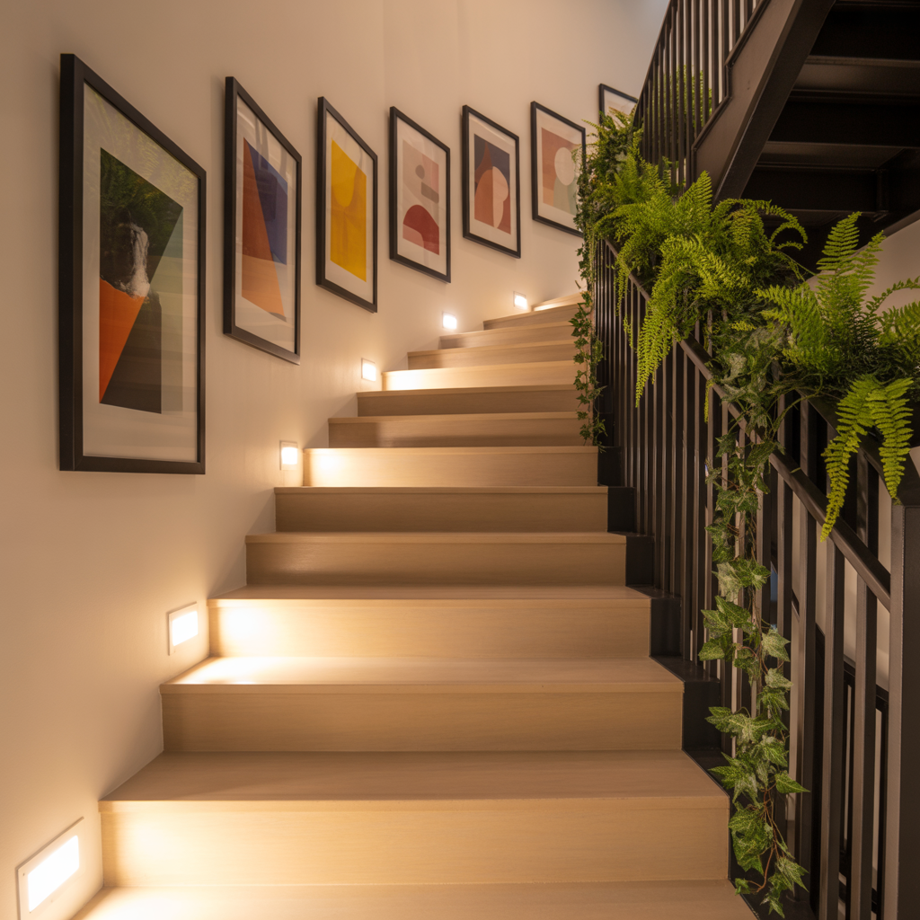 decor ideas for staircase