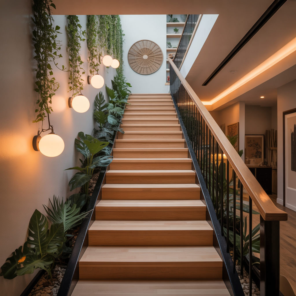 decor ideas for staircase