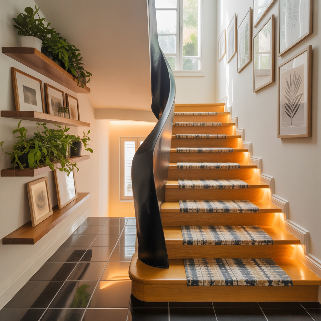 decor ideas for staircase