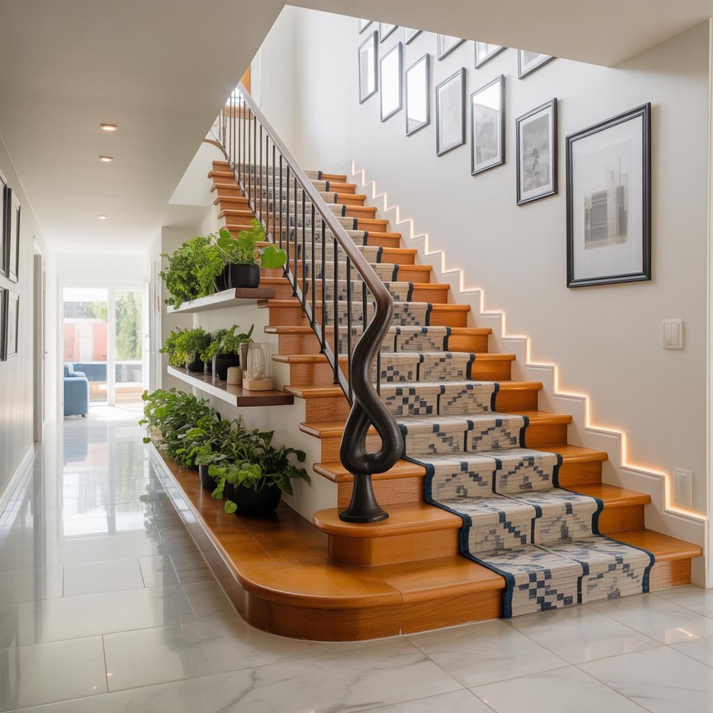 decor ideas for staircase