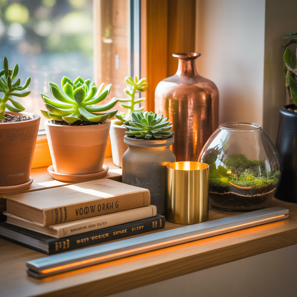 decor ideas for window sill