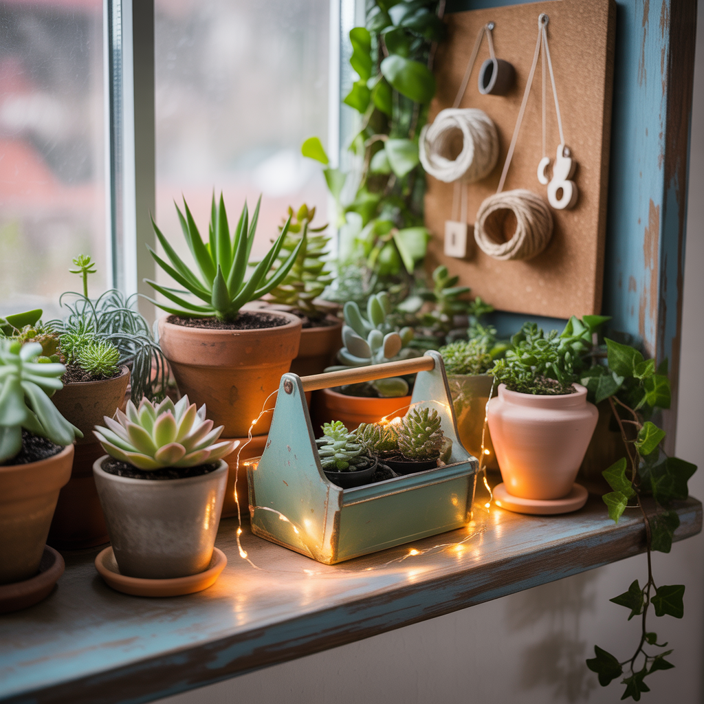 decor ideas for window sill