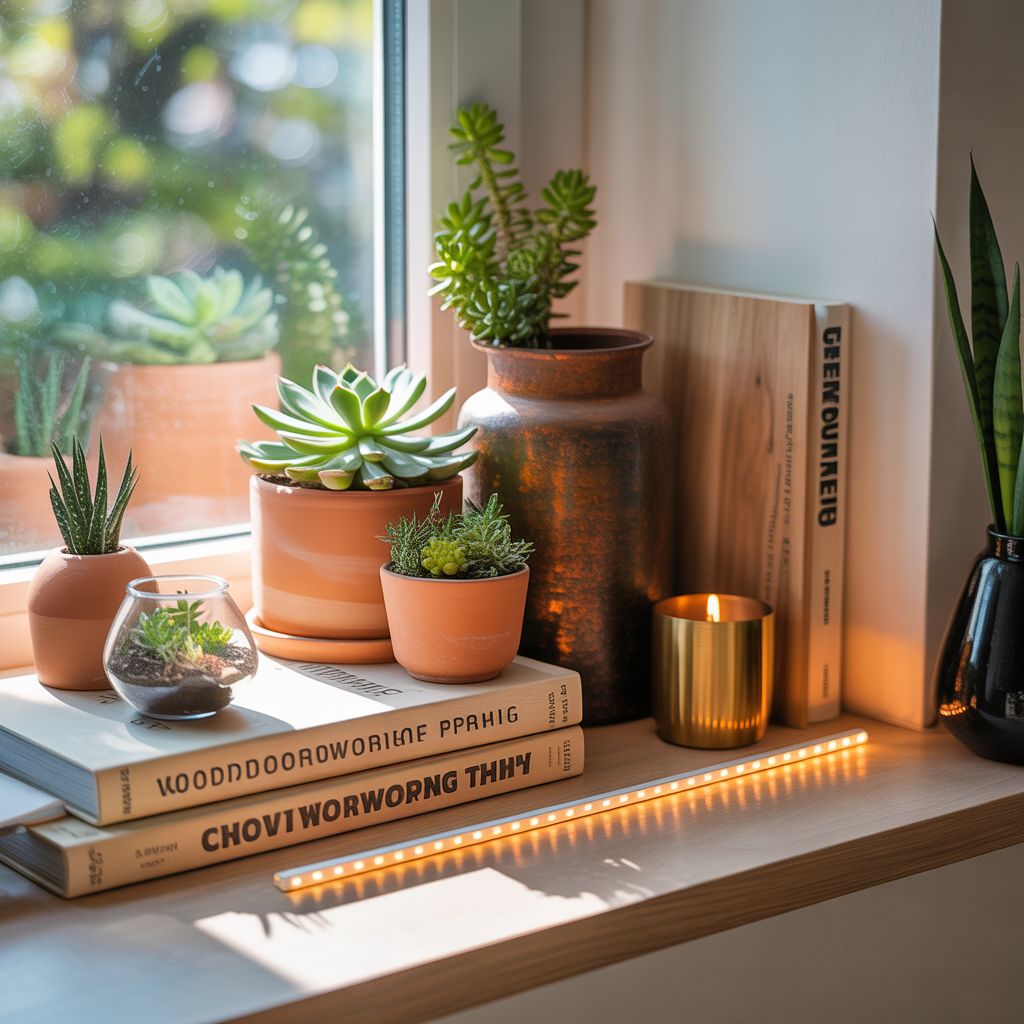 decor ideas for window sill