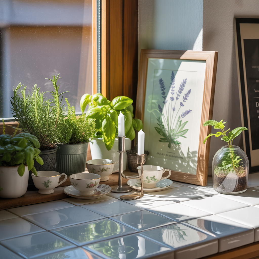 decor ideas for window sill