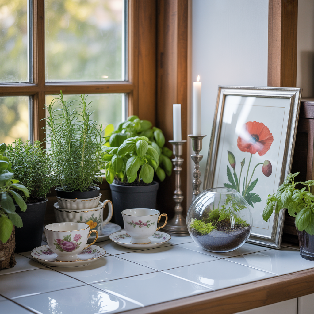 decor ideas for window sill