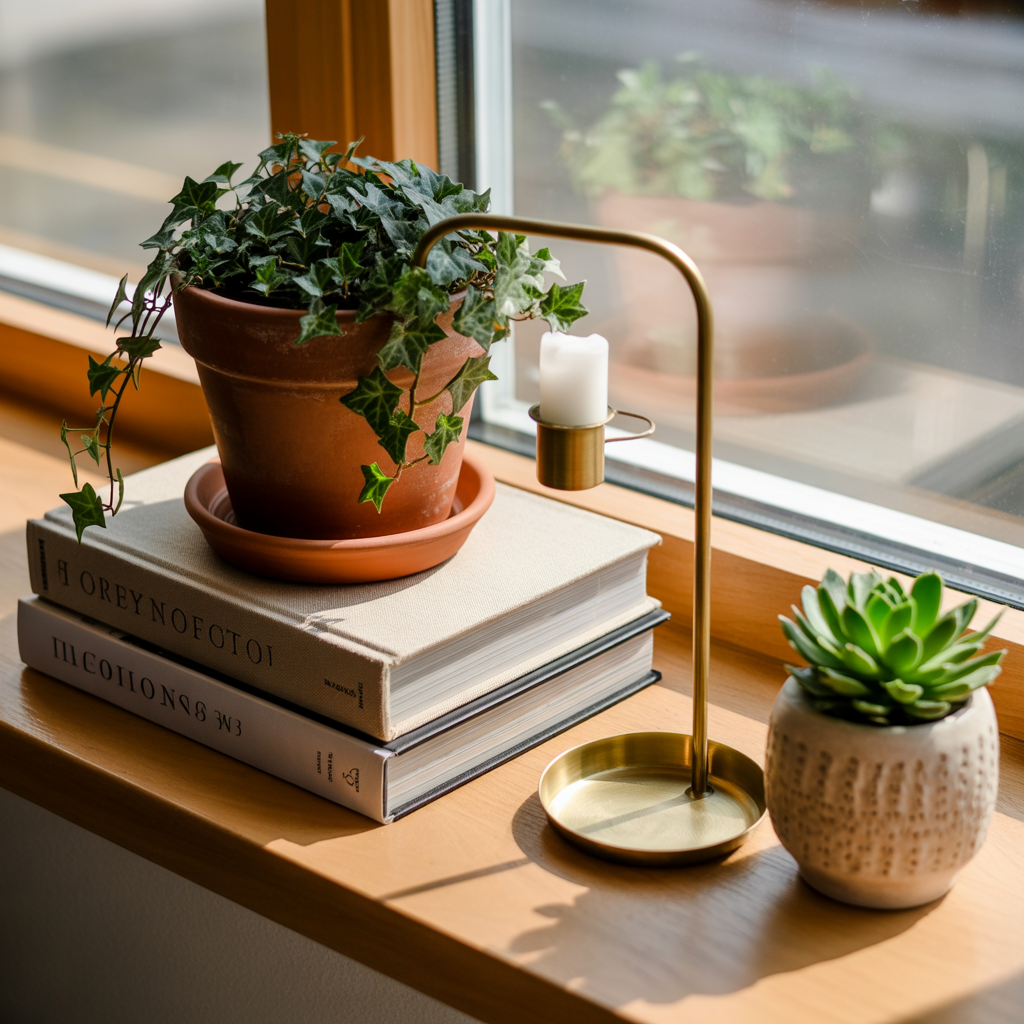 decor ideas for window sill