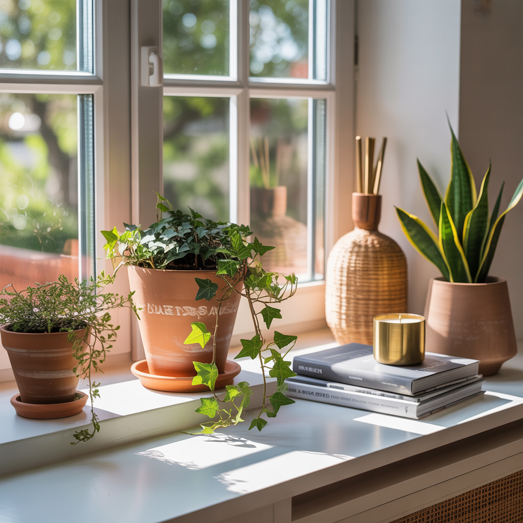 decor ideas for window sill