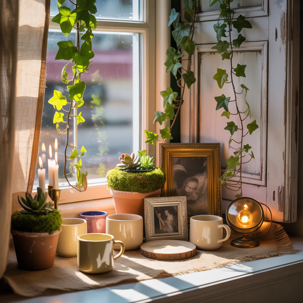 decor ideas for window sill