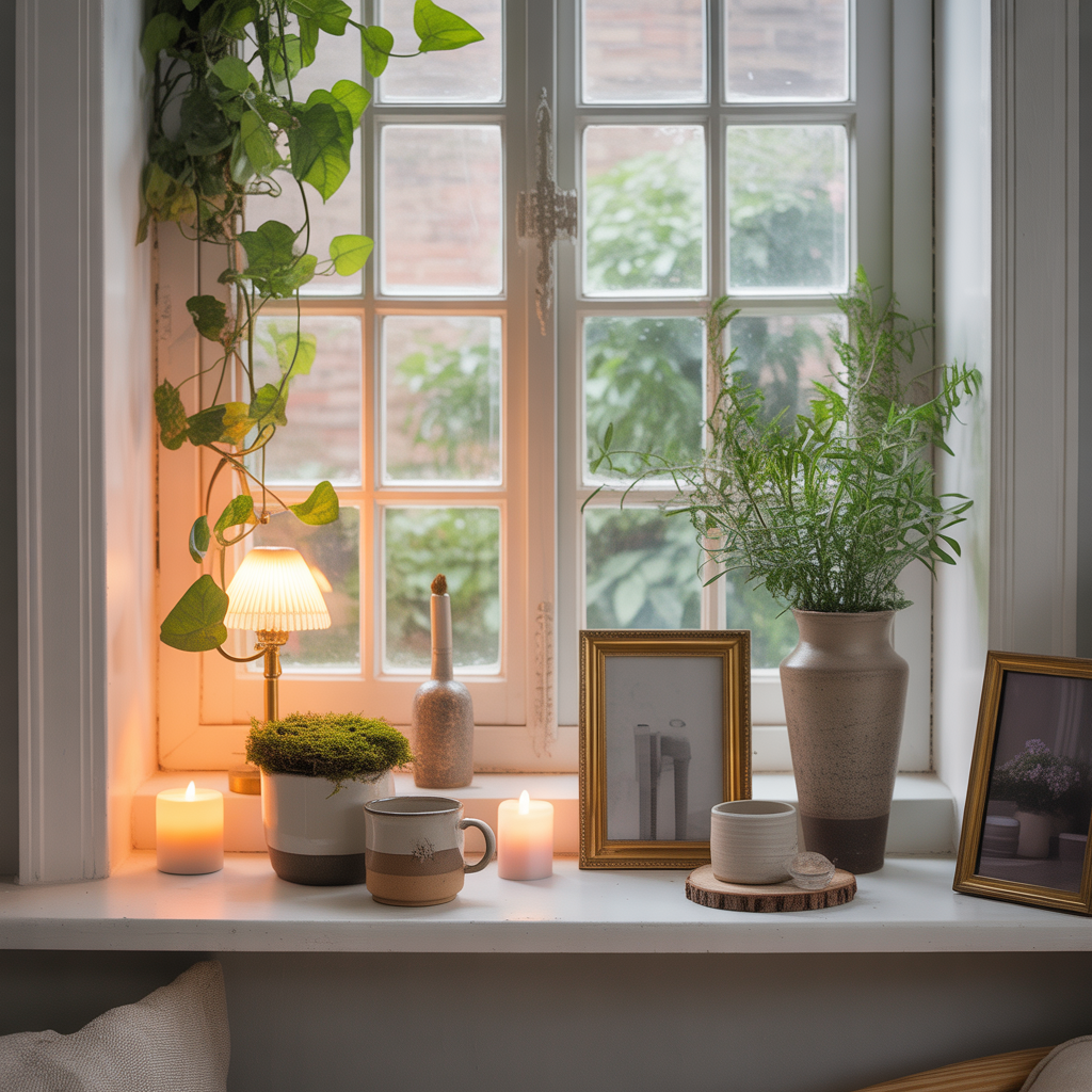 decor ideas for window sill