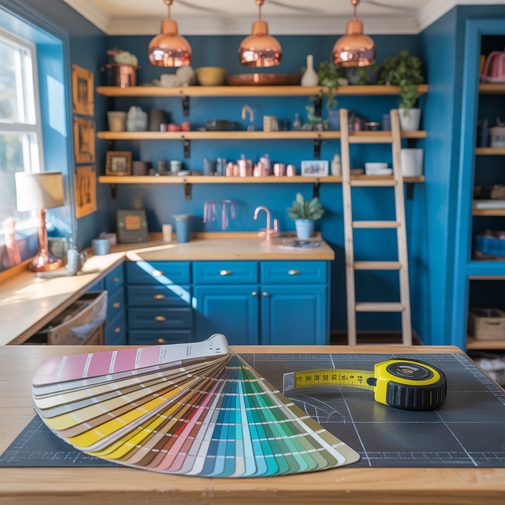 decorating ideas blue yellow
