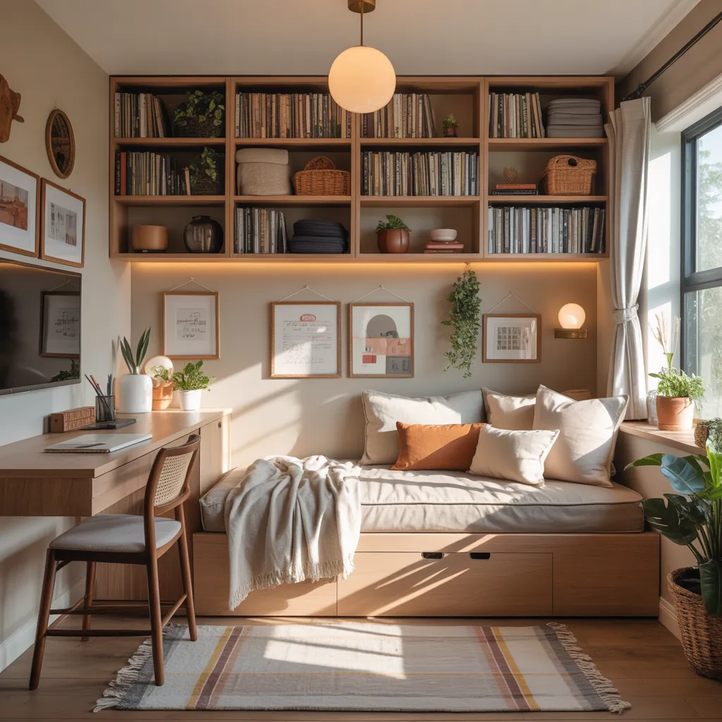 decorating ideas for small dens