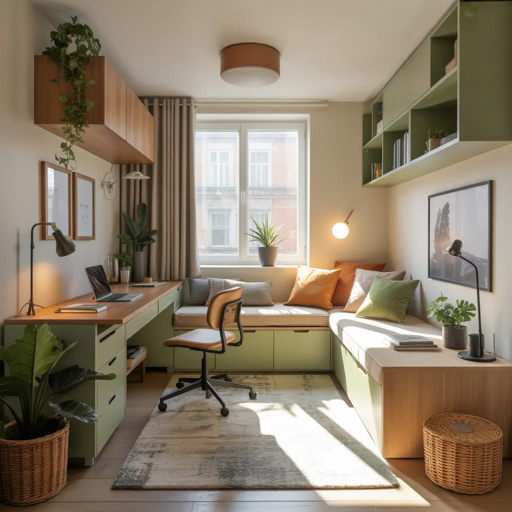 decorating ideas for small dens