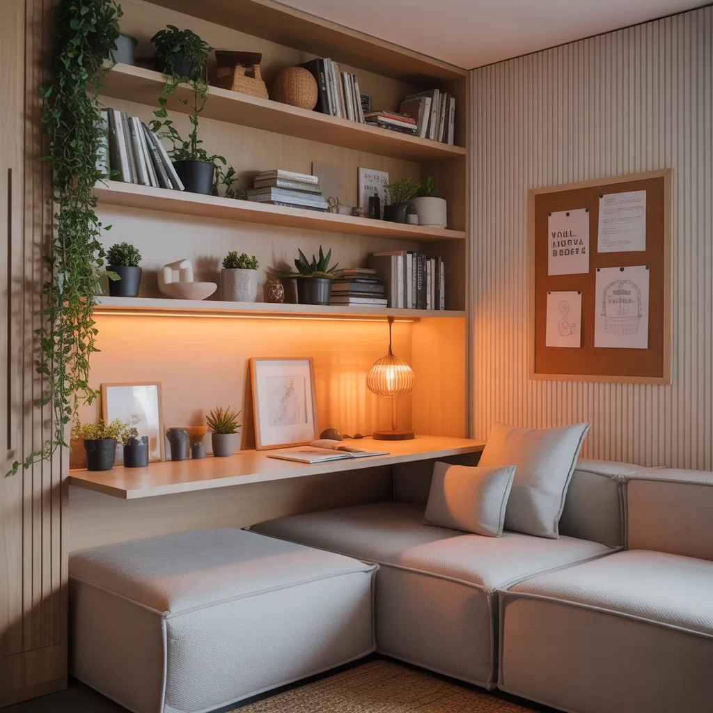 decorating ideas for small dens