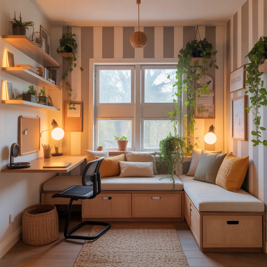 decorating ideas for small dens