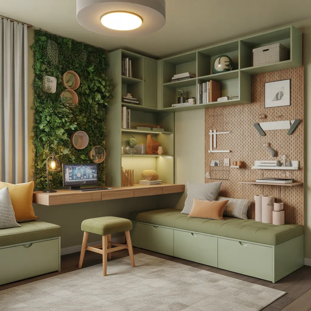 decorating ideas for small dens