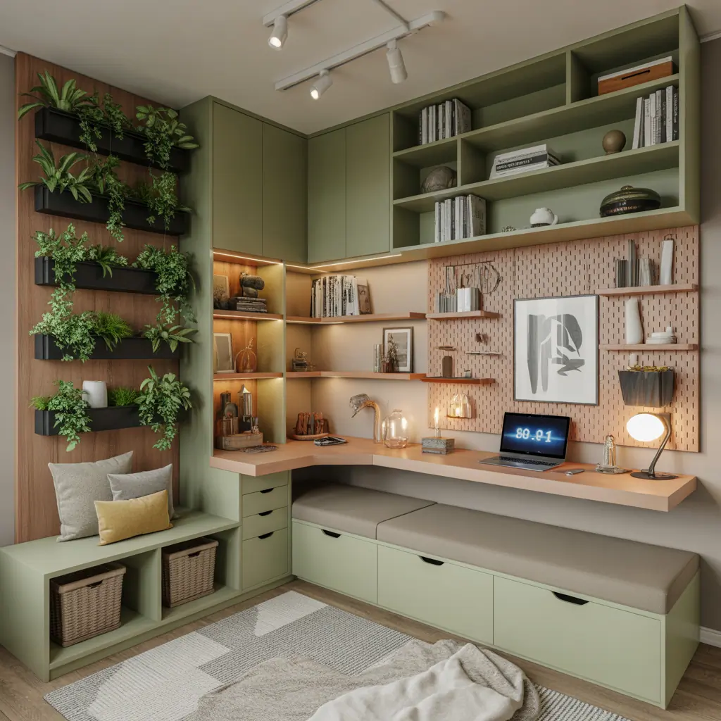 decorating ideas for small dens