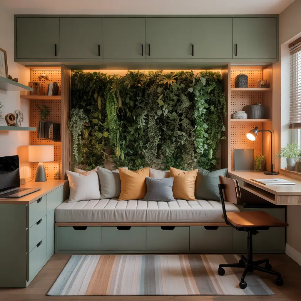 decorating ideas for small dens